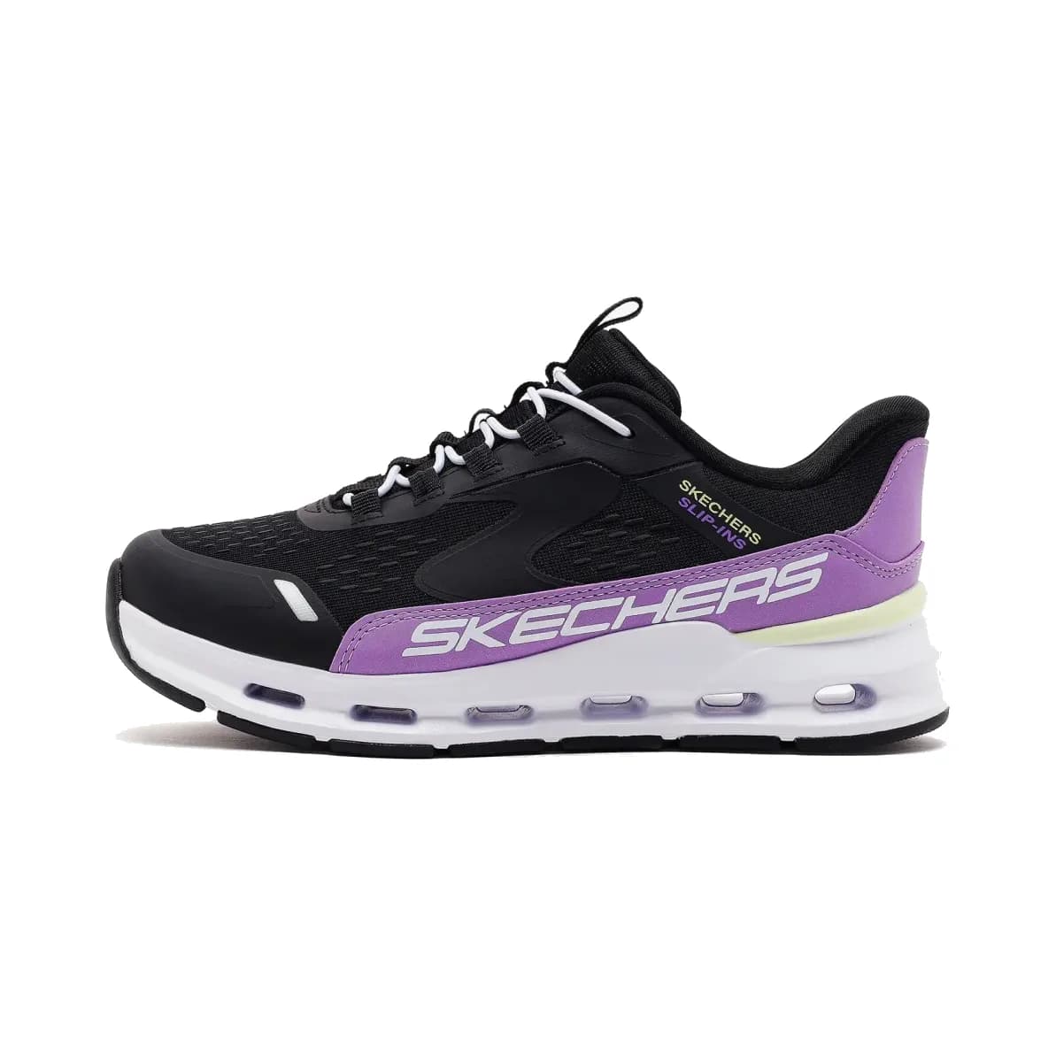 Skechers Glide-step + - Vista Lane Büyük Kız Çocuk Siyah Spor Ayakkabı — Beyaz · 303654L-BKPR (2/7)
