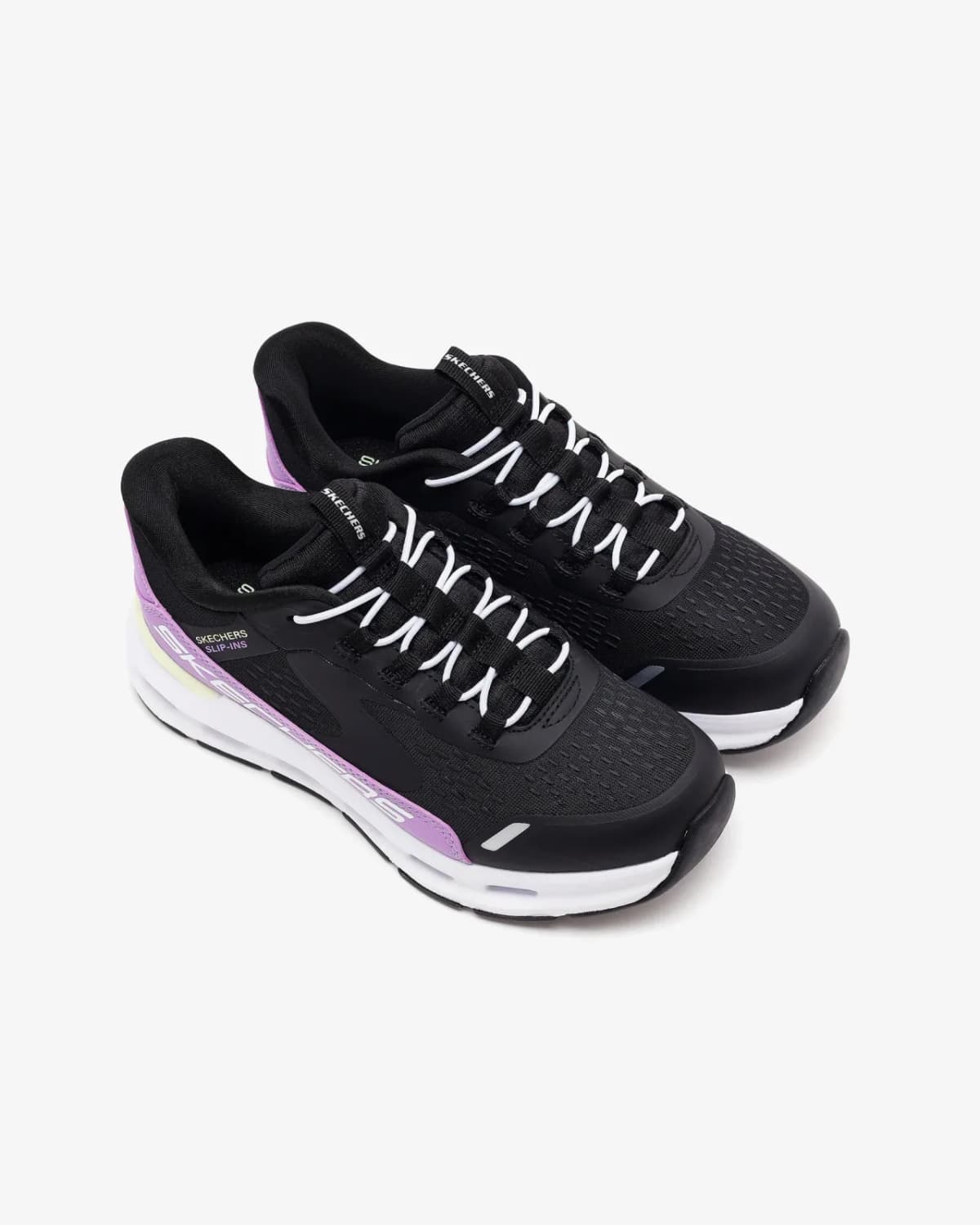 Skechers Glide-step + - Vista Lane Büyük Kız Çocuk Siyah Spor Ayakkabı — Beyaz · 303654L-BKPR (6/7)