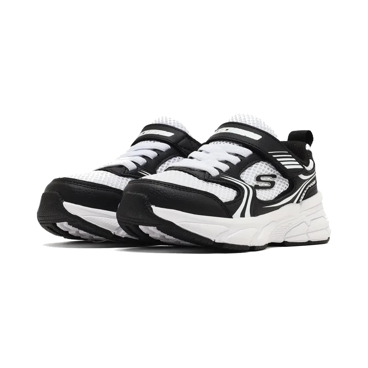 Skechers Retro-graph Büyük Kız Çocuk Siyah Spor Ayakkabı · 303692L-BKW (3/5)
