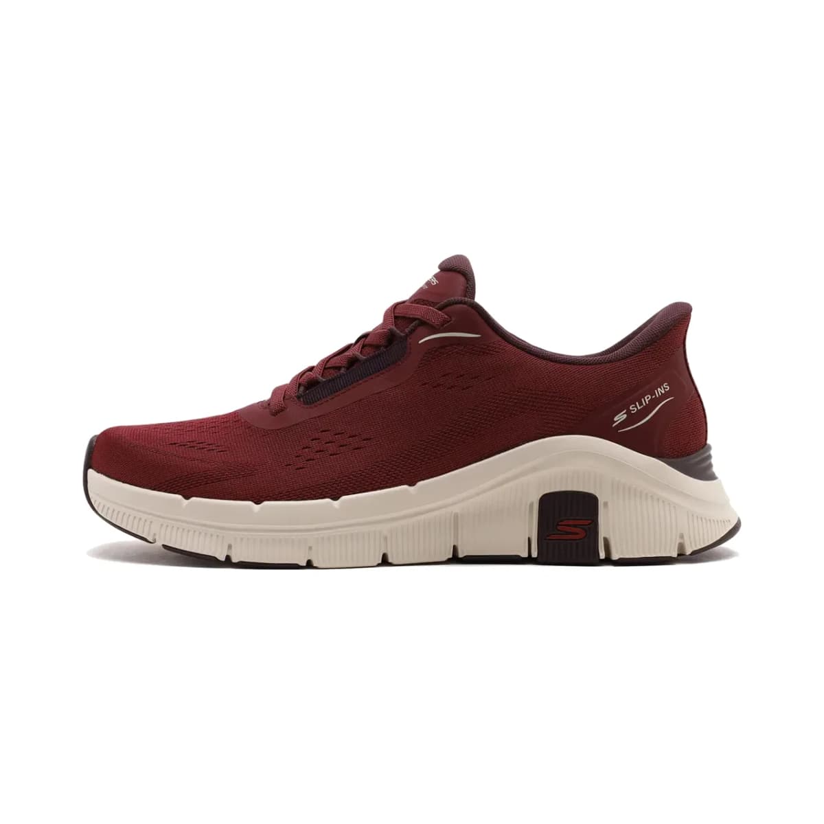 Skechers Relaxed Fit Flex Erkek Bordo Spor Ayakkabı — Kırmızı · 233218-BURG (2/7)
