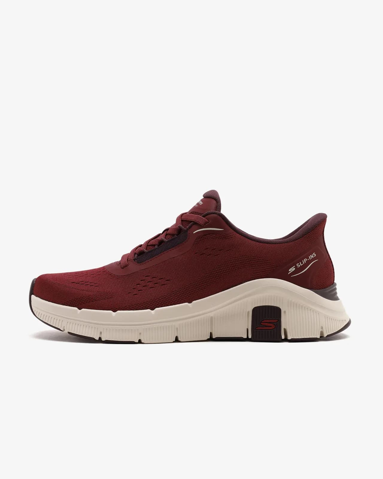 Relaxed Fit Flex Erkek Bordo Spor Ayakkabı