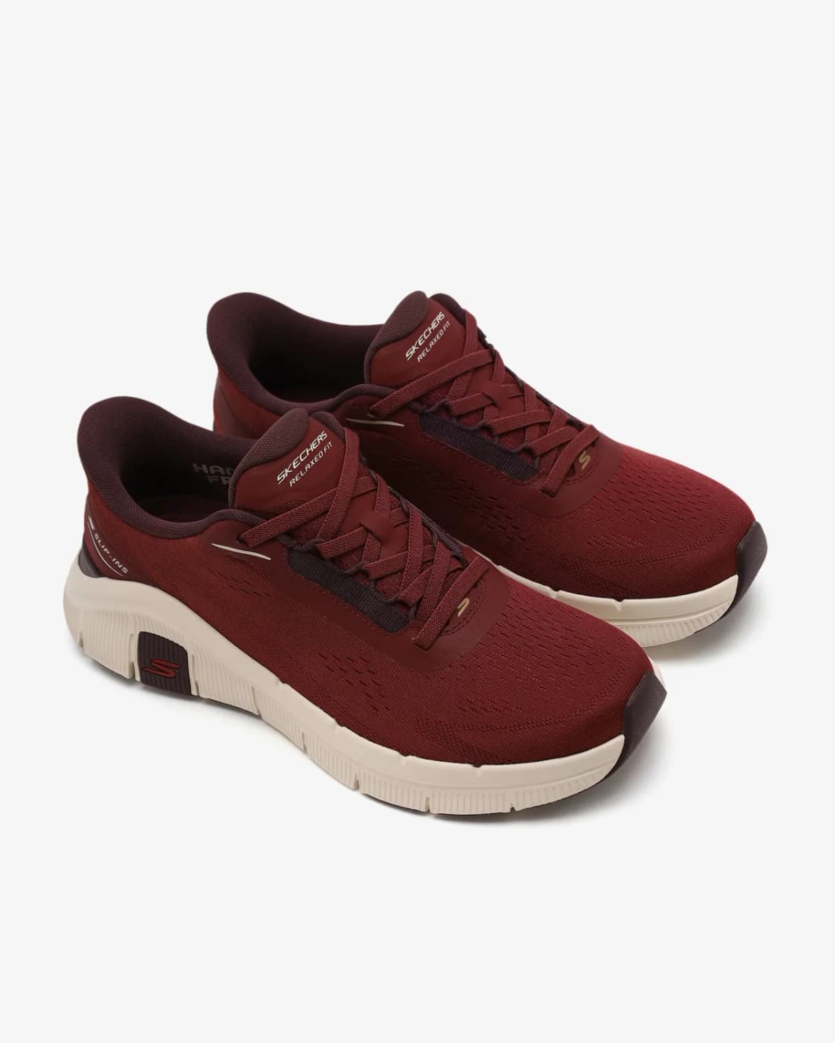 Skechers Relaxed Fit Flex Erkek Bordo Spor Ayakkabı — Kırmızı · 233218-BURG (6/7)