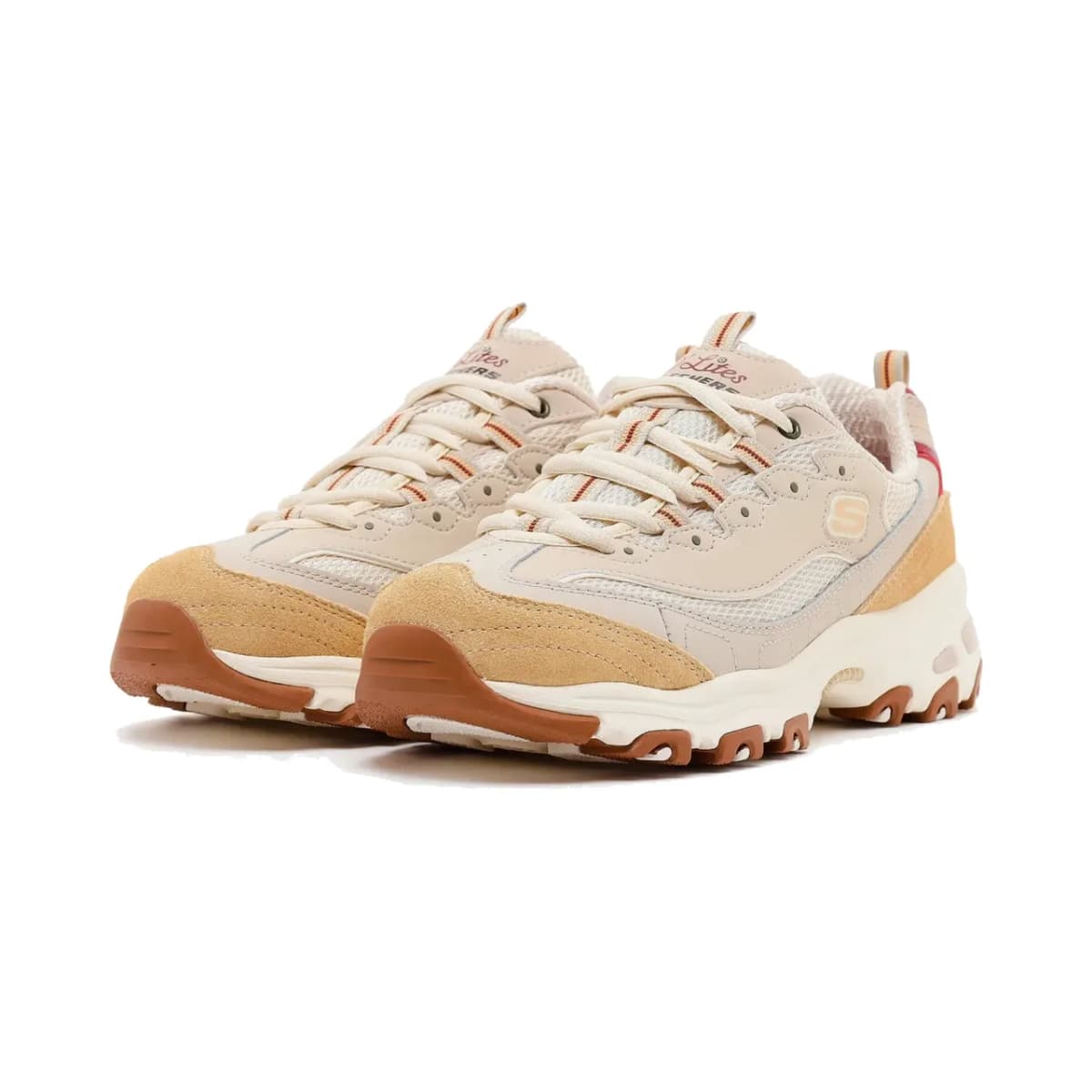 Skechers D'lites Kadın Bej Sneakers — Çok Renkli · 13167-TPBG (3/5)