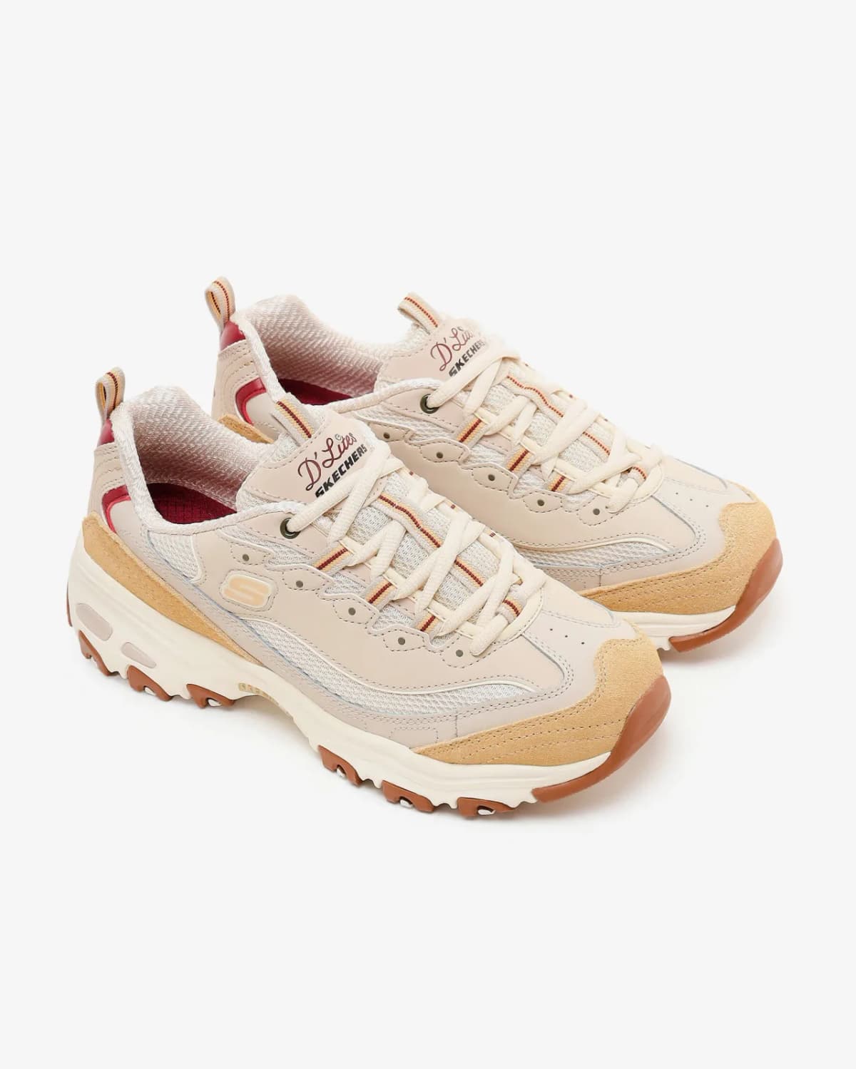 Skechers D'lites Kadın Bej Sneakers — Çok Renkli · 13167-TPBG (5/5)