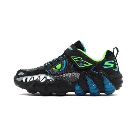 Skechers Skech-o-saurus Lights 2.0 Büyük Erkek Çocuk Siyah Işıklı Spor Ayakkabı · 400121L-BBLM (4/9)