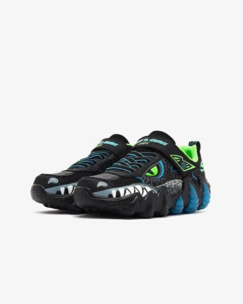 Skechers Skech-o-saurus Lights 2.0 Büyük Erkek Çocuk Siyah Işıklı Spor Ayakkabı · 400121L-BBLM (9/9)