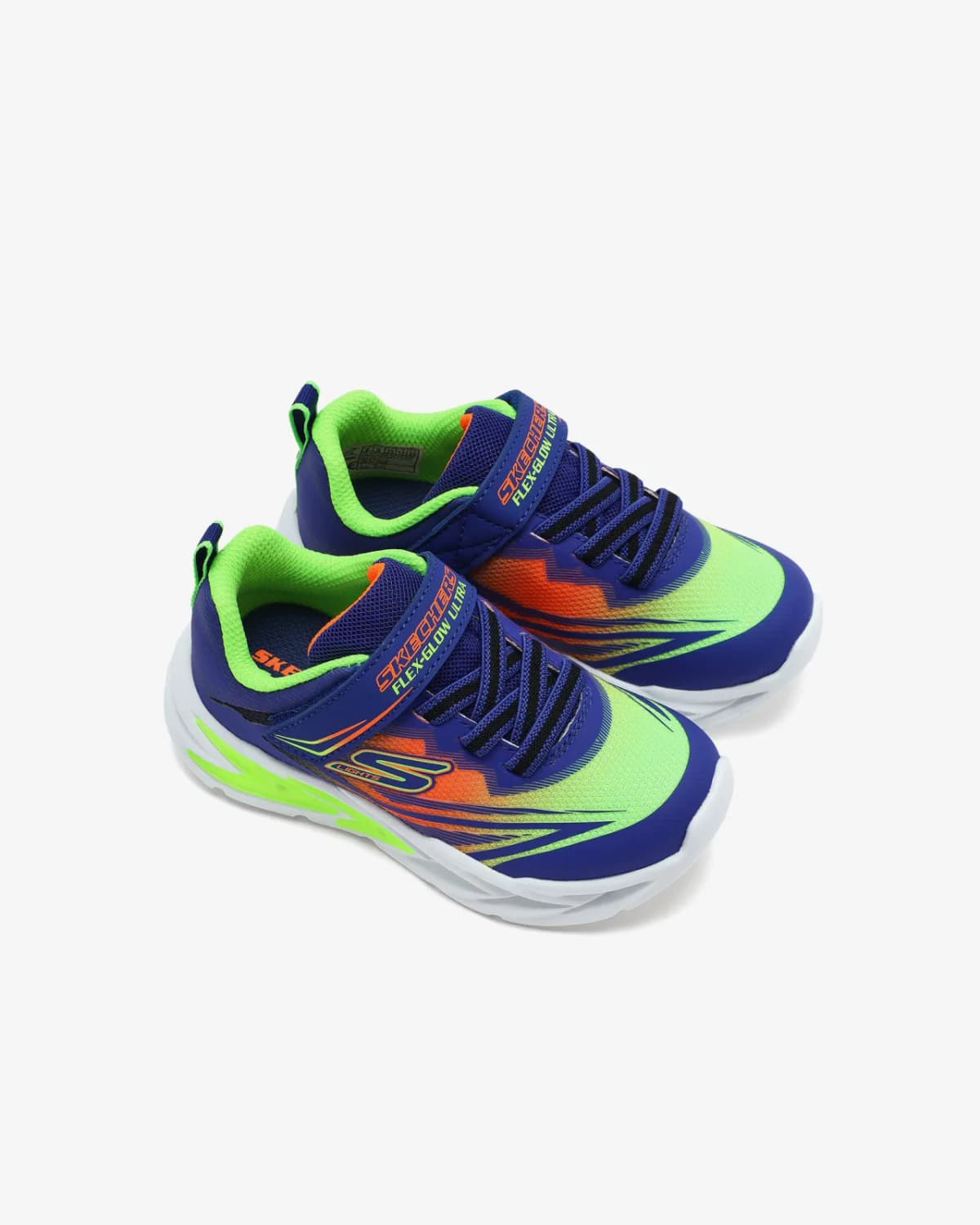 Skechers Flex - Glow Ultra Küçük Erkek Çocuk Mavi Işıklı Spor Ayakkabı — Çok Renkli · 400139N-BLMT (6/8)