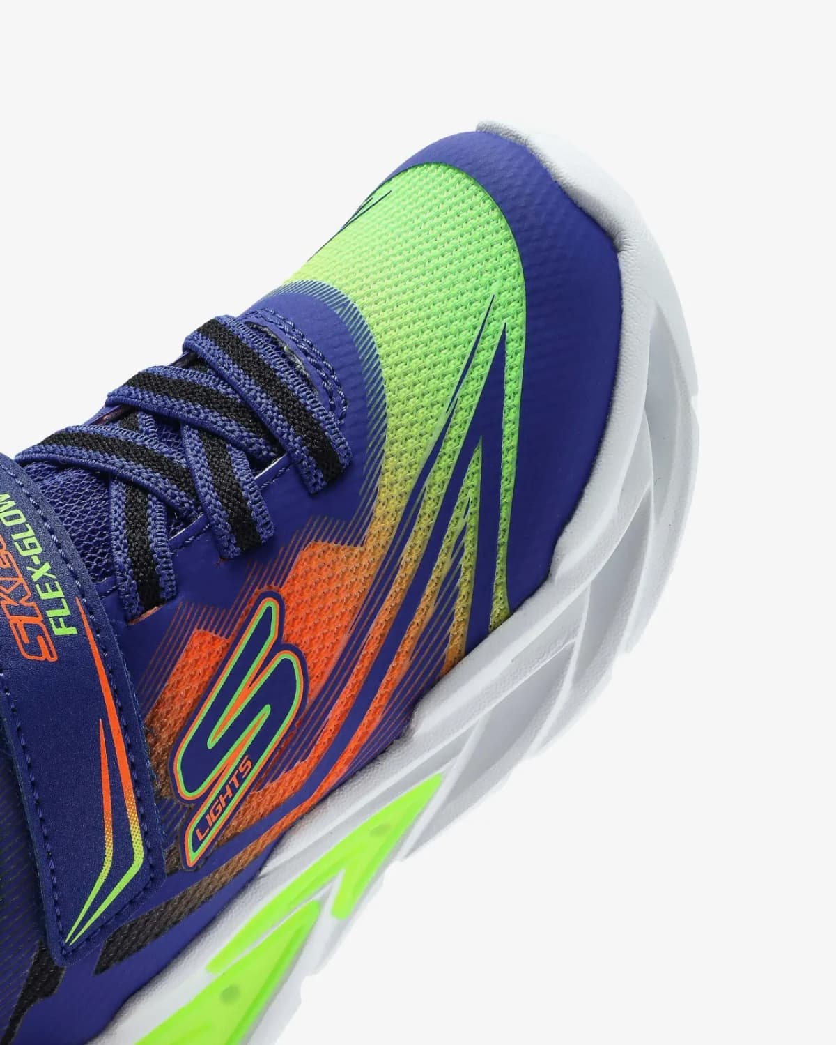 Skechers Flex - Glow Ultra Küçük Erkek Çocuk Mavi Işıklı Spor Ayakkabı — Çok Renkli · 400139N-BLMT (7/8)