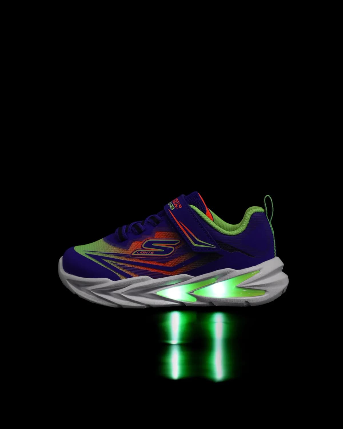 Skechers Flex - Glow Ultra Küçük Erkek Çocuk Mavi Işıklı Spor Ayakkabı — Çok Renkli · 400139N-BLMT (8/8)