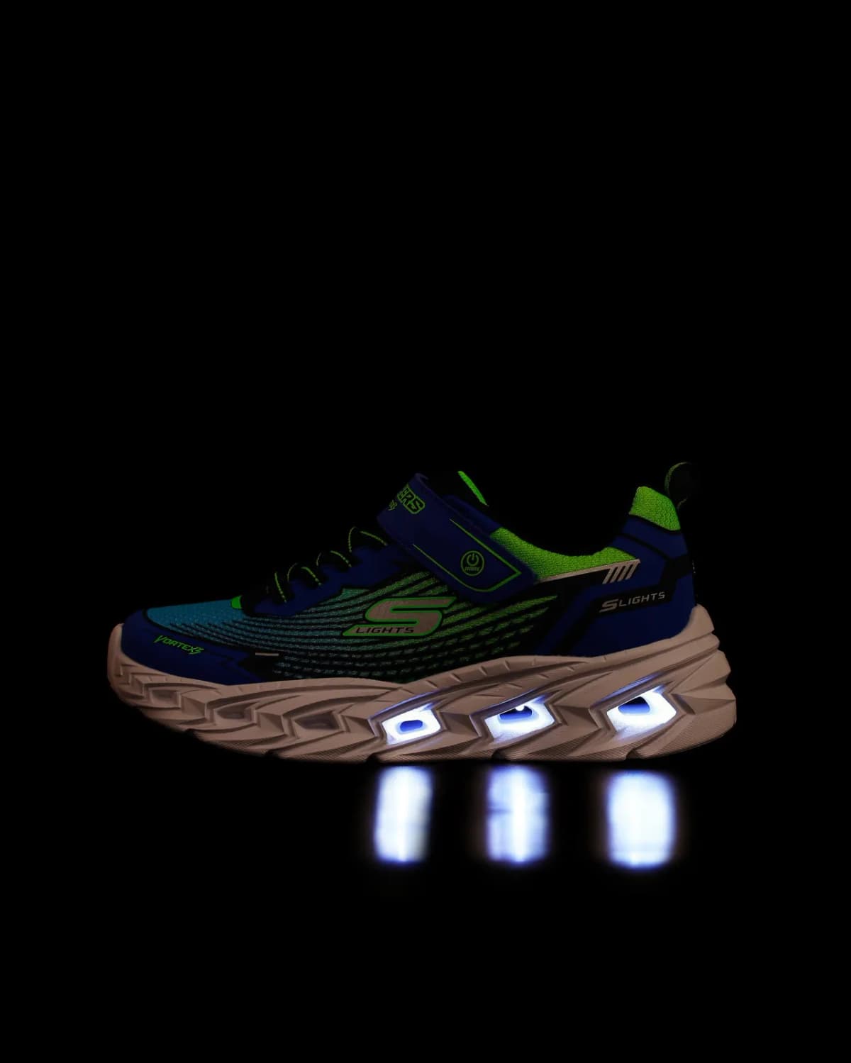 Skechers Vortex 3.0 Büyük Erkek Çocuk Siyah Işıklı Spor Ayakkabı · 400590L-BBLM (6/6)