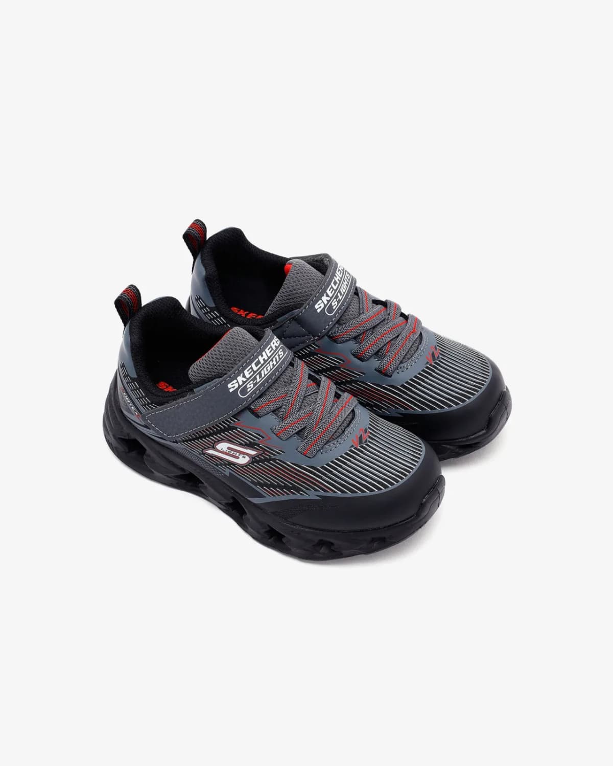 Skechers Vortex 2.0 Küçük Erkek Çocuk Siyah Işıklı Spor Ayakkabı · 400605N-BKCC (6/7)