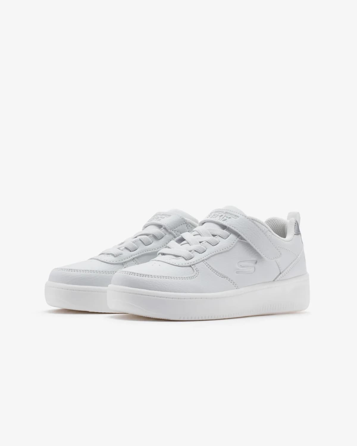 Skechers Sport Court 92 - Show Maddox Büyük Erkek Çocuk Beyaz Işıklı Sneakers · 400623L-WHT (9/10)