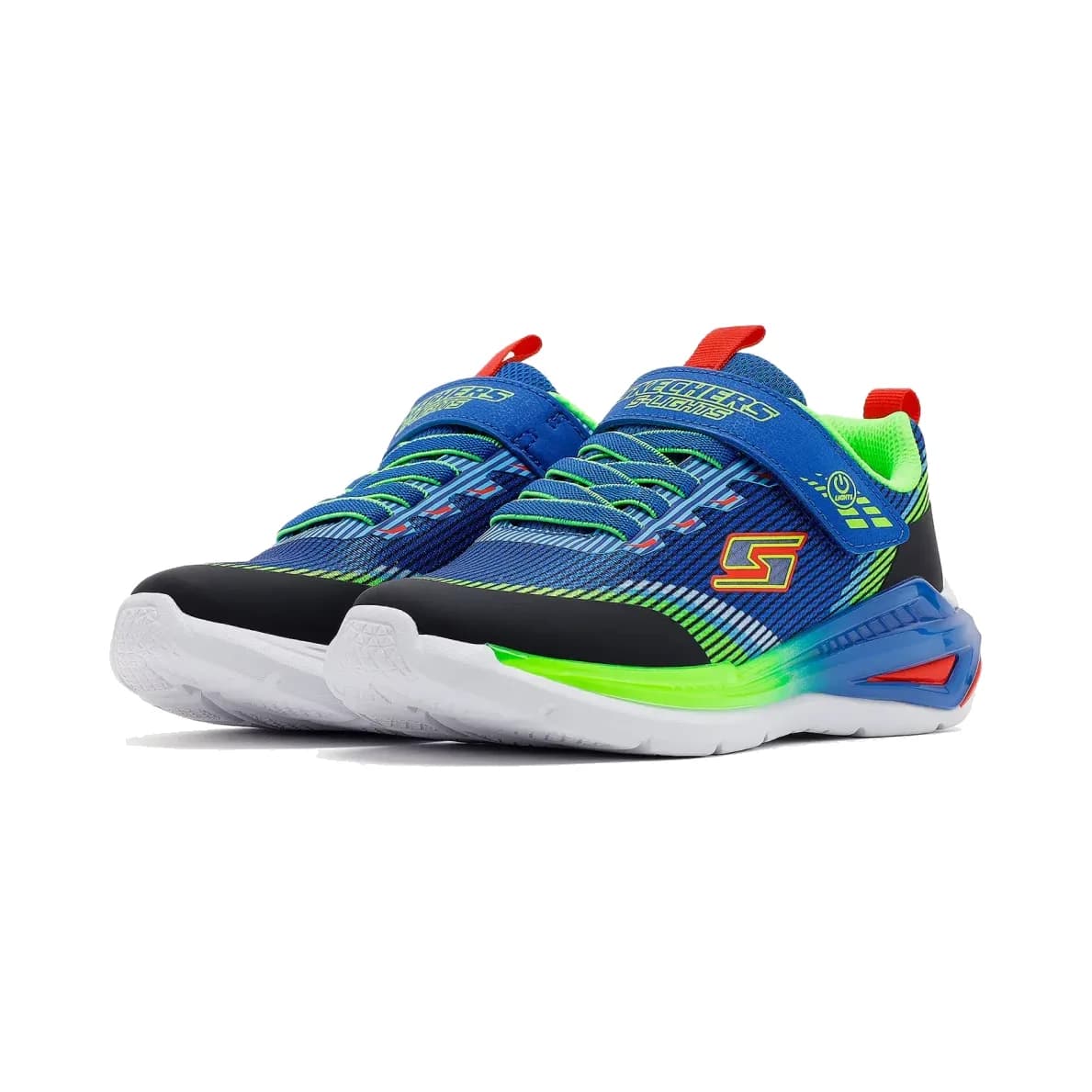 Skechers Tri-namics 2.0 Büyük Erkek Çocuk Mavi Işıklı Spor Ayakkabı · 401661L-BLMT (3/7)