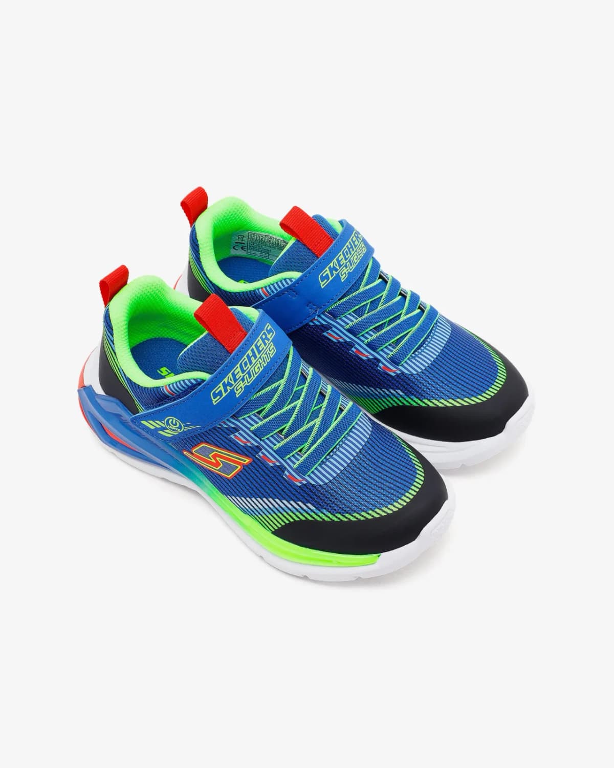 Skechers Tri-namics 2.0 Büyük Erkek Çocuk Mavi Işıklı Spor Ayakkabı · 401661L-BLMT (6/7)