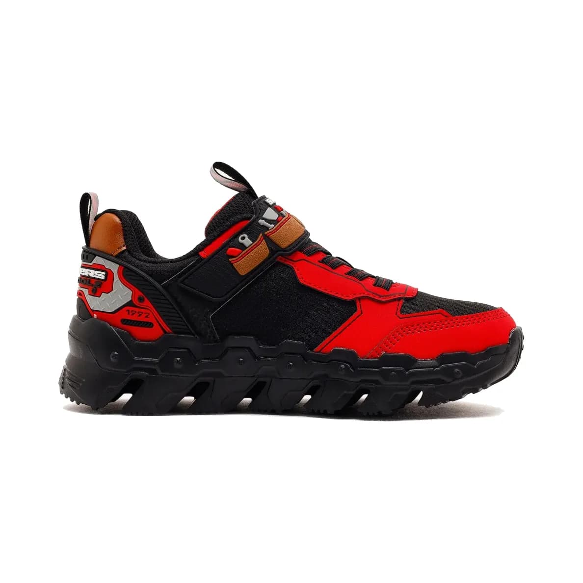 Skechers Mega-flex Lite - Tuff Toolz Büyük Erkek Çocuk Kırmızı Spor Ayakkabı · 402130L-RDBK