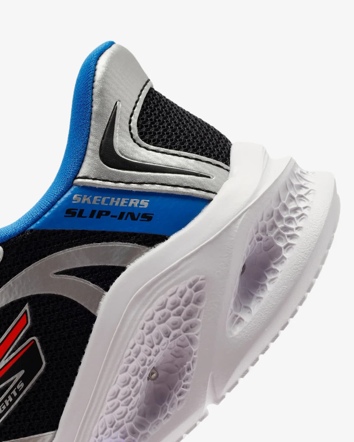 Skechers Meteor-lights Brisk-beams Büyük Erkek Çocuk Gri Işıklı Spor Ayakkabı · 403848L-SLBK (7/11)