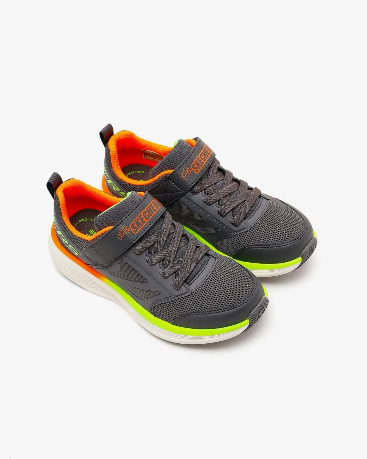 Go Run Elevate 2.0 - Where's My Skechers? Büyük Erkek Çocuk Gri Spor Ayakkabı · 404050L-CHAR (5/6)