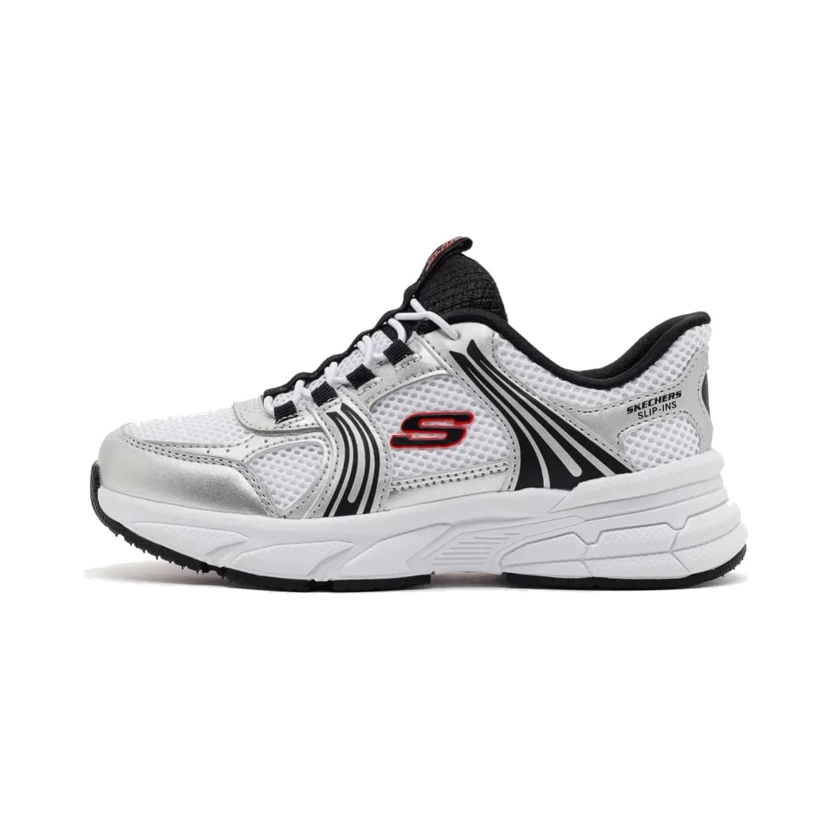 Skechers Retro-graph Büyük Erkek Çocuk Gri Spor Ayakkabı — Çok Renkli · 404204L-SLW (2/7)