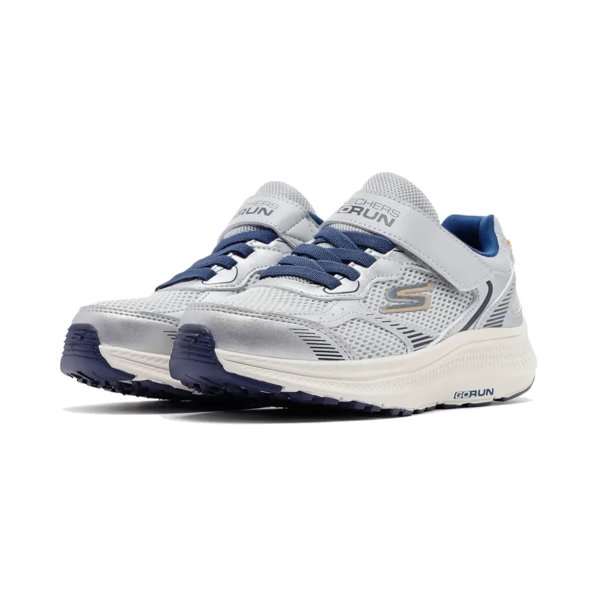 Skechers Go Run Consistent 2.0 - Level-pace Büyük Erkek Çocuk Gri Spor Ayakkabı · 405039L-SLNV (3/7)