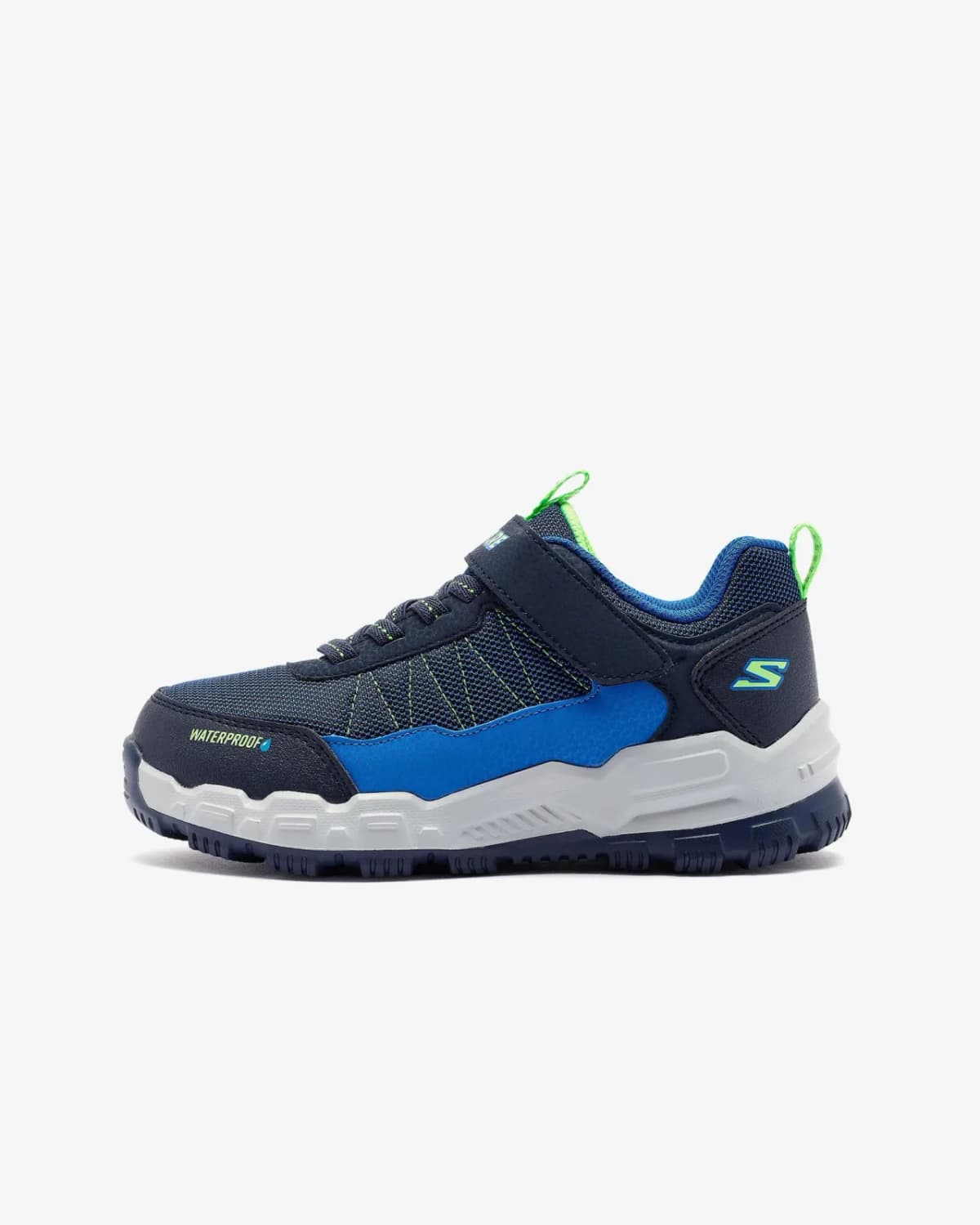 Skechers Adventure Track Büyük Erkek Çocuk Lacivert Su Geçirmez Spor Ayakkabı — Mavi · 406402L-NVBL (7/13)