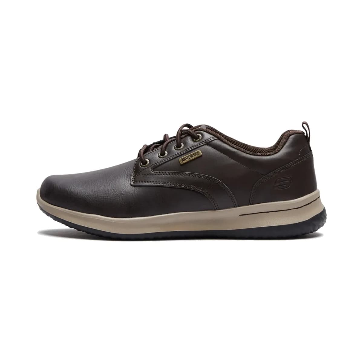 Skechers Delson - Antigo Erkek Kahverengi Su Geçirmez Günlük Ayakkabı — Siyah · 65693-CHOC (2/8)