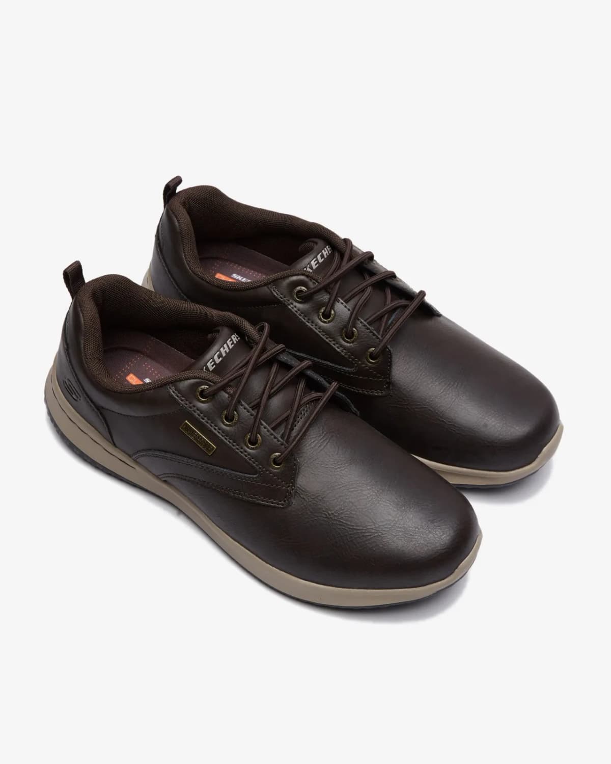 Skechers Delson - Antigo Erkek Kahverengi Su Geçirmez Günlük Ayakkabı — Siyah · 65693-CHOC (6/8)