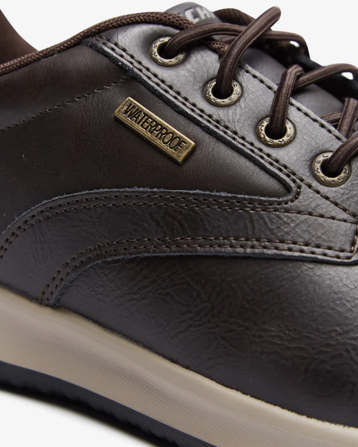 Skechers Delson - Antigo Erkek Kahverengi Su Geçirmez Günlük Ayakkabı — Siyah · 65693-CHOC (8/8)