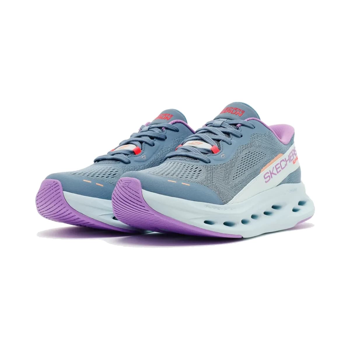 Skechers Max Cushioning Glide-step Kadın Gri Koşu Ayakkabısı · 129400-SLT (3/8)