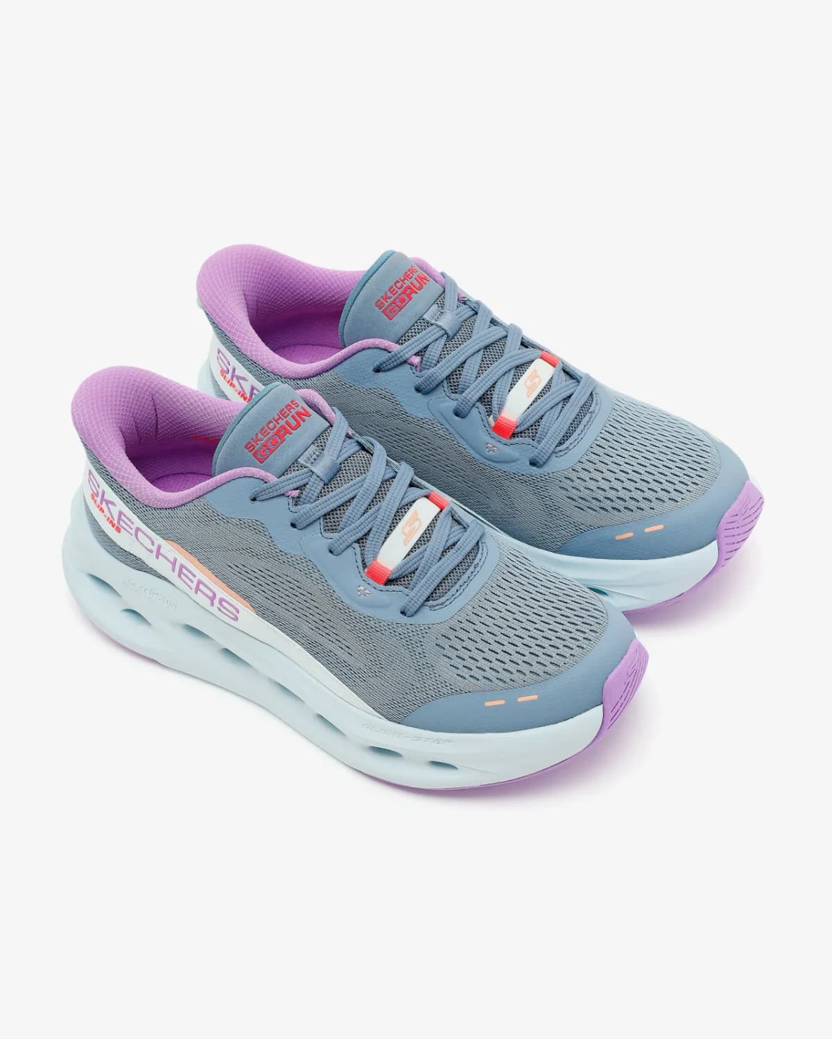 Skechers Max Cushioning Glide-step Kadın Gri Koşu Ayakkabısı · 129400-SLT (6/8)