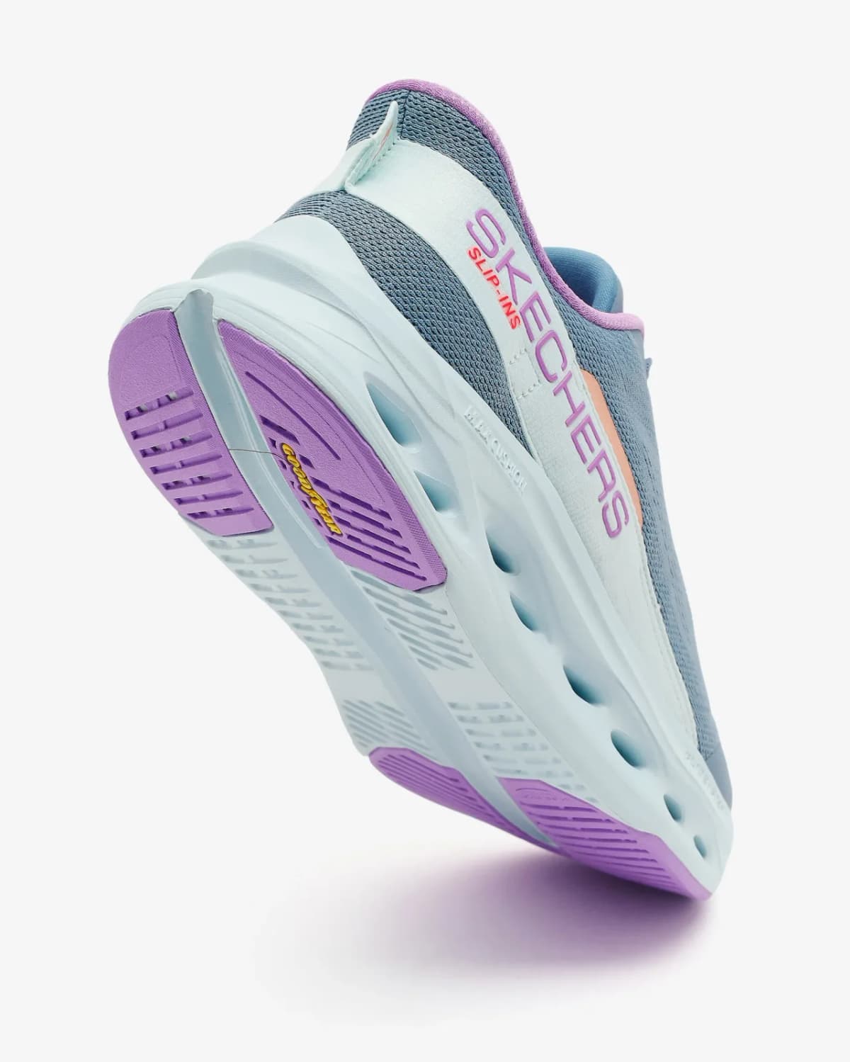Skechers Max Cushioning Glide-step Kadın Gri Koşu Ayakkabısı · 129400-SLT (7/8)