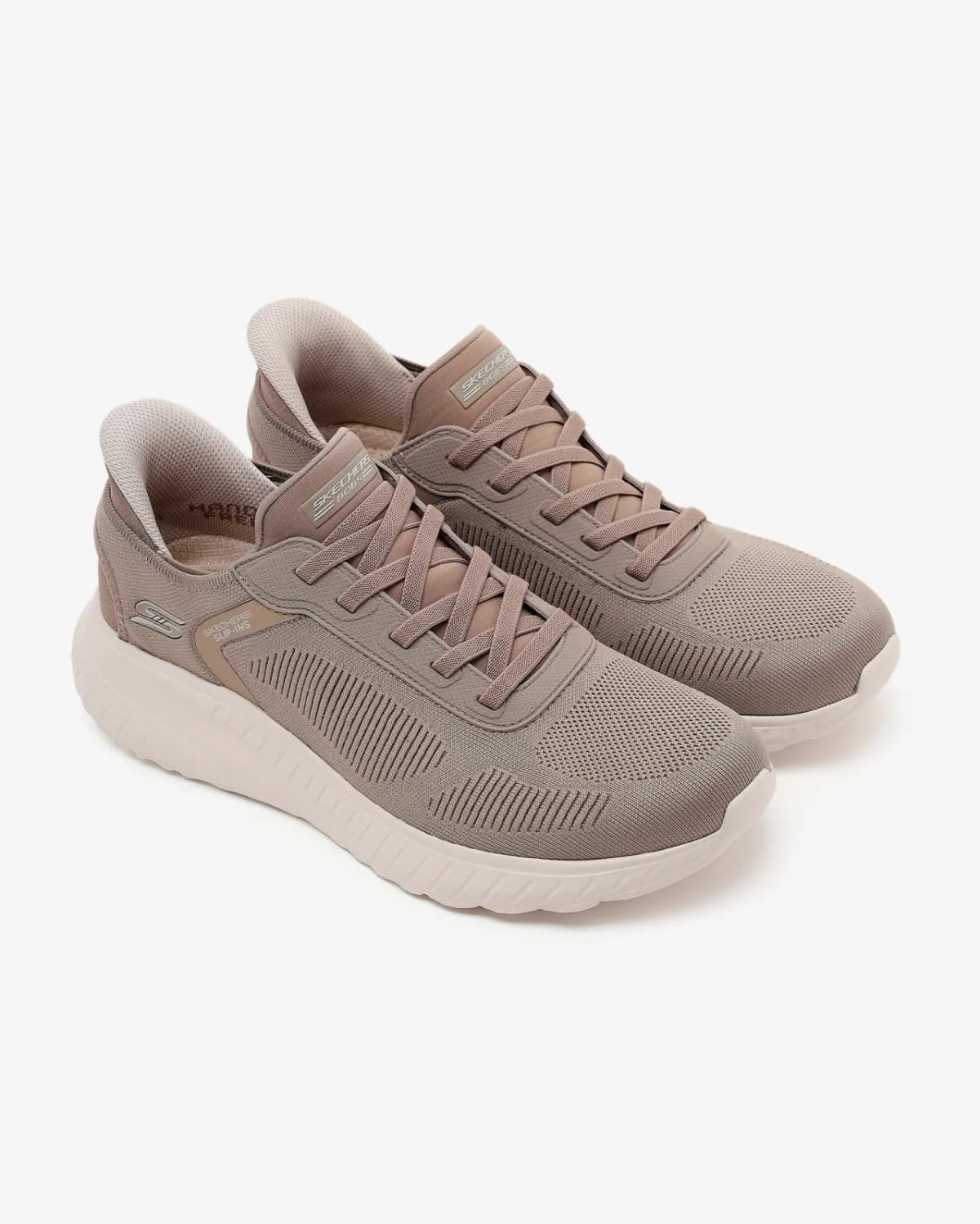 Skechers Bobs Squad Chaos - Solid Step Erkek Bej Spor Ayakkabı — Kahverengi · 118312-DKTP (6/7)