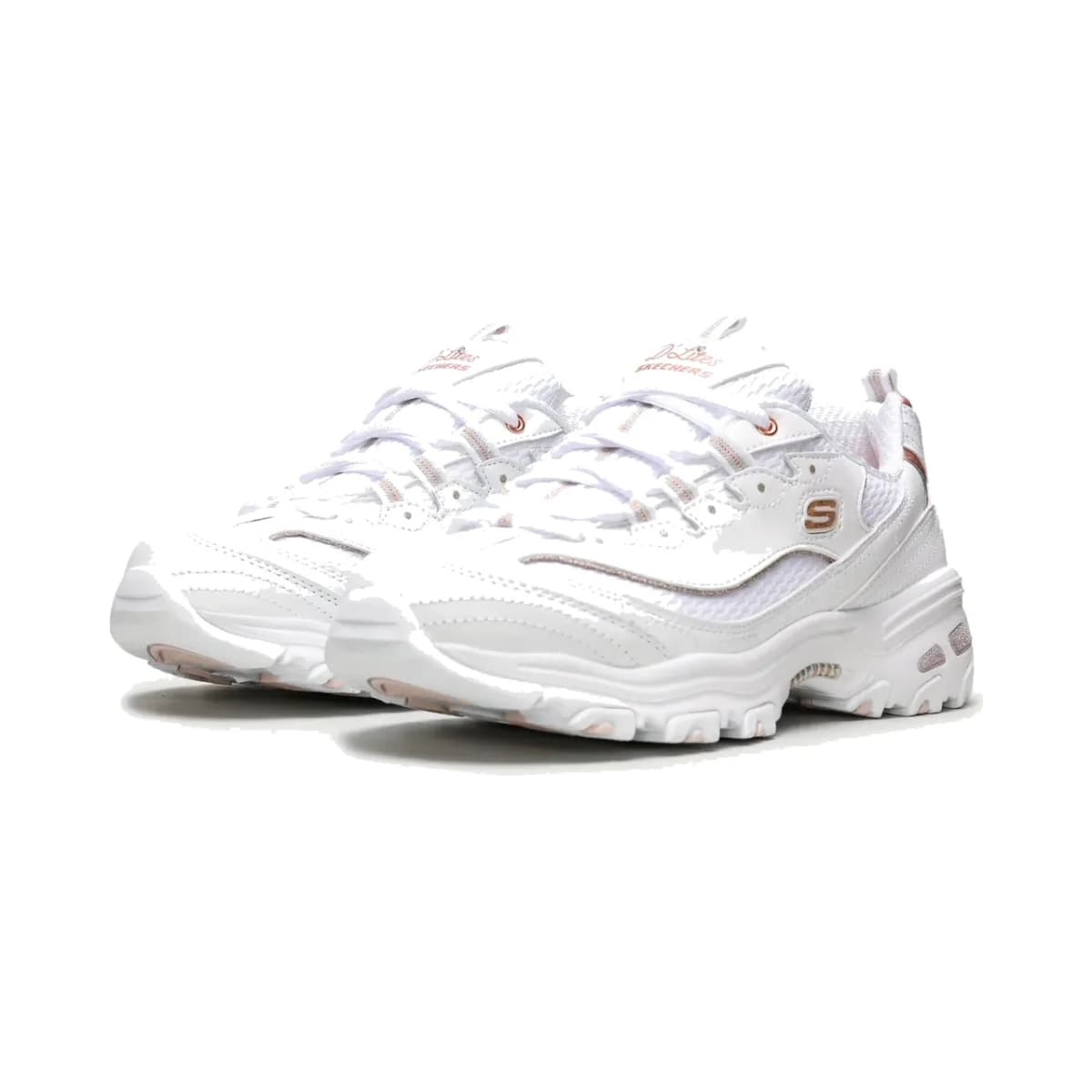 Skechers D'lites - Copper Divine Kadın Beyaz Sneakers · 13145-WTRG (3/5)