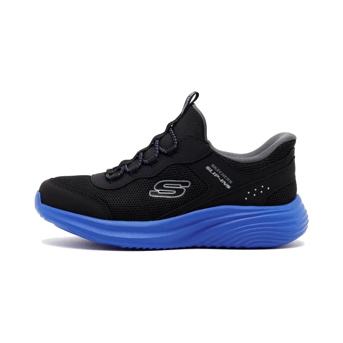 Skechers Bounder Pro Büyük Erkek Çocuk Siyah Spor Ayakkabı — Mavi · 404208L-BKBL (2/7)
