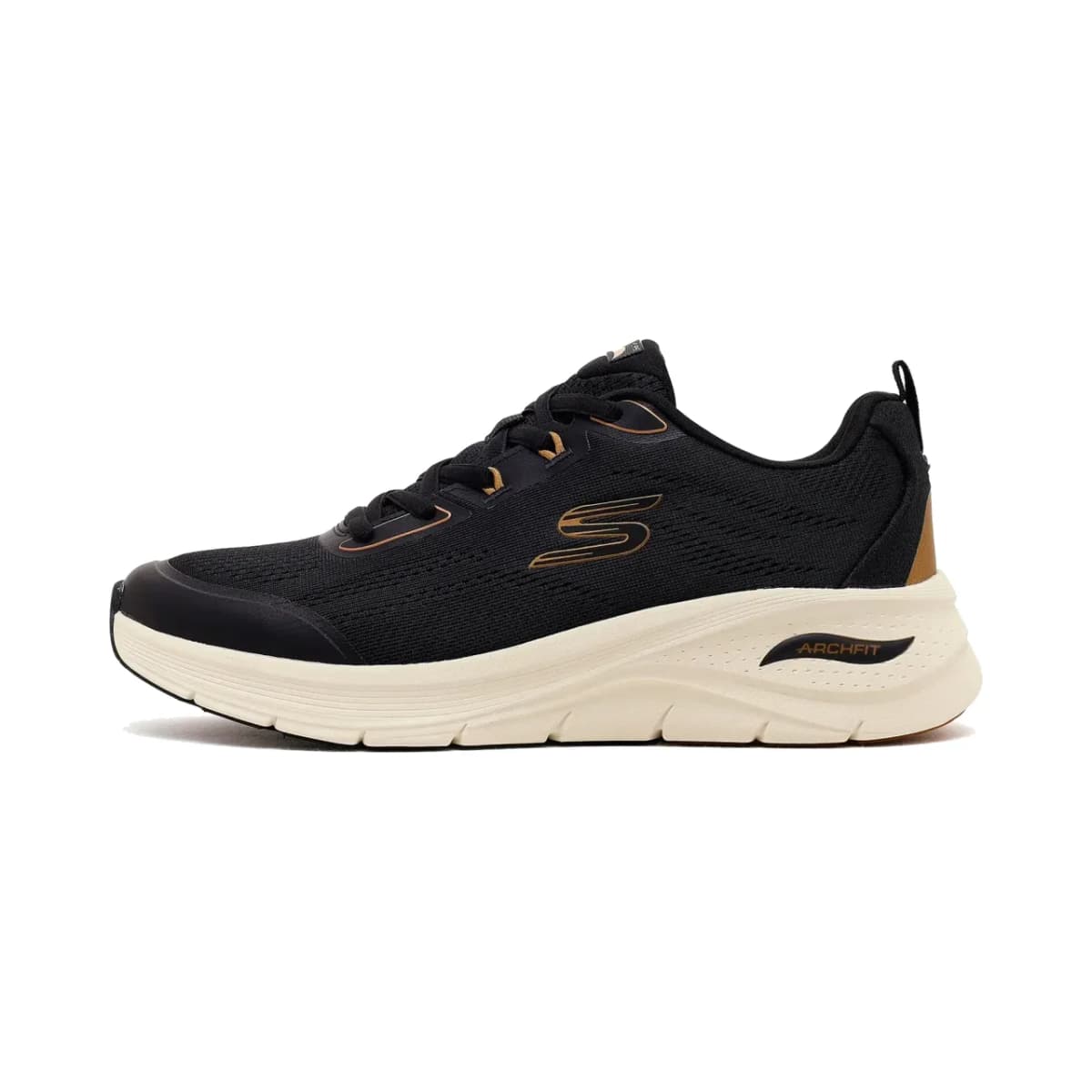 Skechers Arch Fit 3.0 Erkek Siyah Spor Ayakkabı — Sarı · 233401TK-BKGD (2/5)