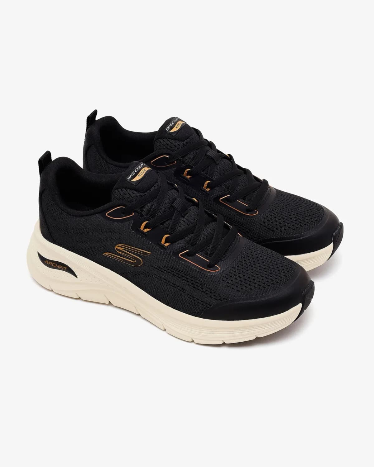 Skechers Arch Fit 3.0 Erkek Siyah Spor Ayakkabı — Sarı · 233401TK-BKGD (5/5)