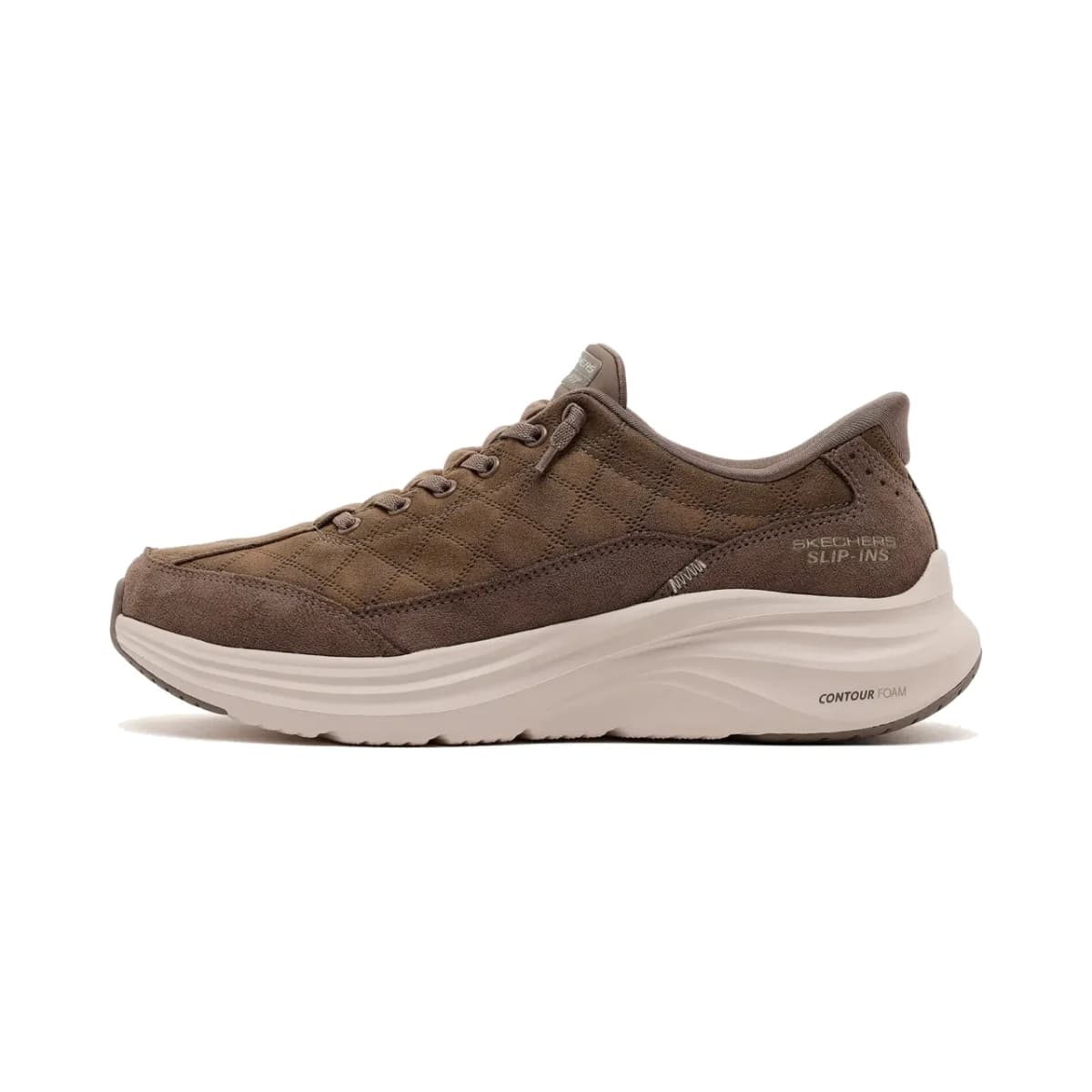 Skechers Contour Foam - Calvoro - Cozy Fit Erkek Bej Spor Ayakkabı · 233290-DKTP (2/7)