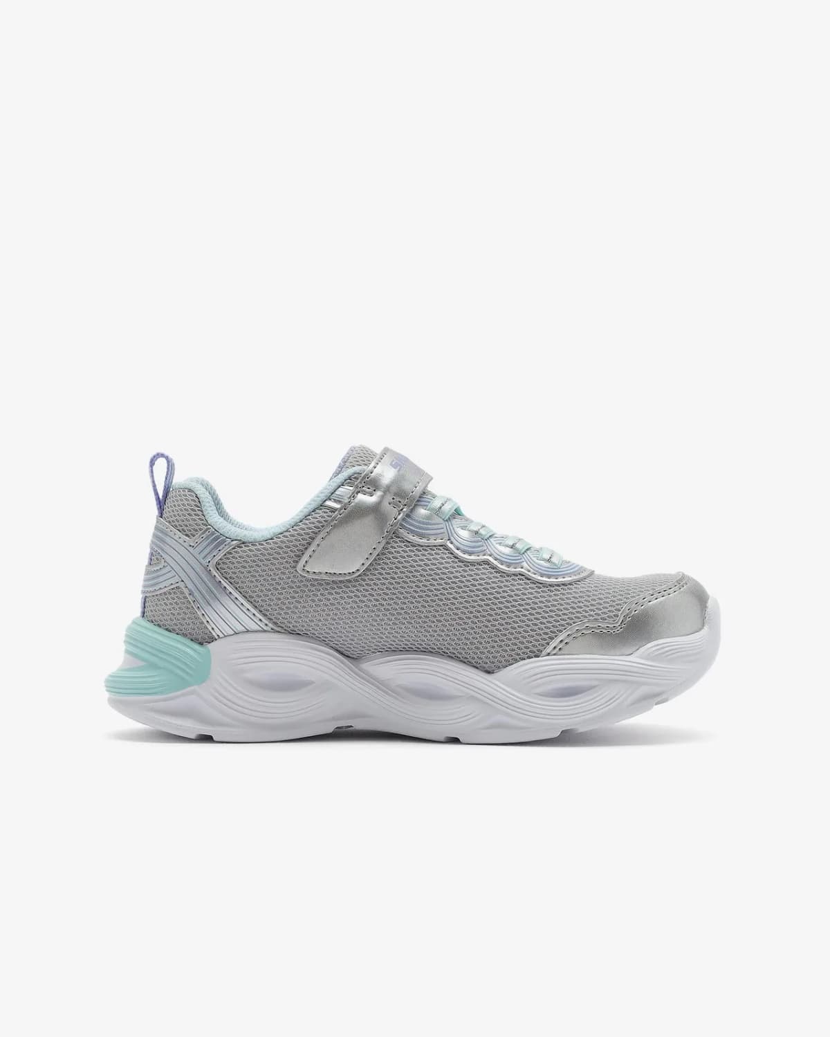 Skechers Twisty Glow Büyük Kız Çocuk Gri Işıklı Spor Ayakkabı · 303717L-SMLT (8/9)