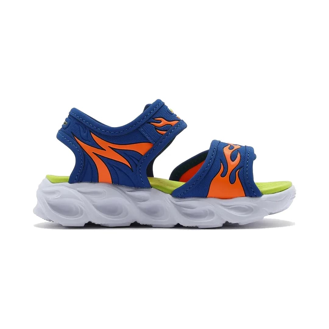 Skechers Thermo-splash - Heat Tide Küçük Erkek Çocuk Mavi Işıklı Sandalet