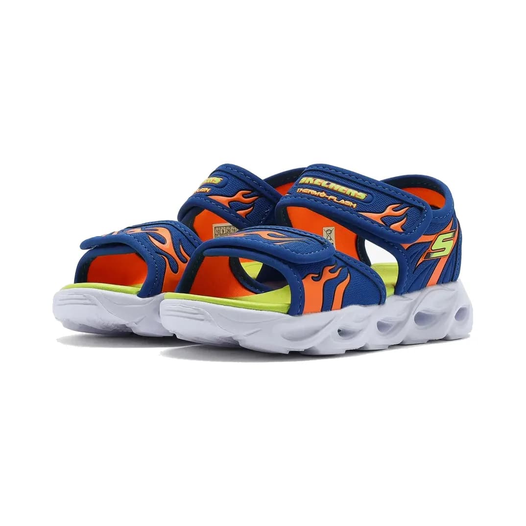 Skechers Thermo-splash - Heat Tide Küçük Erkek Çocuk Mavi Işıklı Sandalet · 400102N-BLOR (3/8)