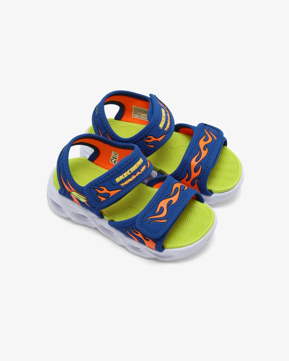 Skechers Thermo-splash - Heat Tide Küçük Erkek Çocuk Mavi Işıklı Sandalet · 400102N-BLOR (6/8)