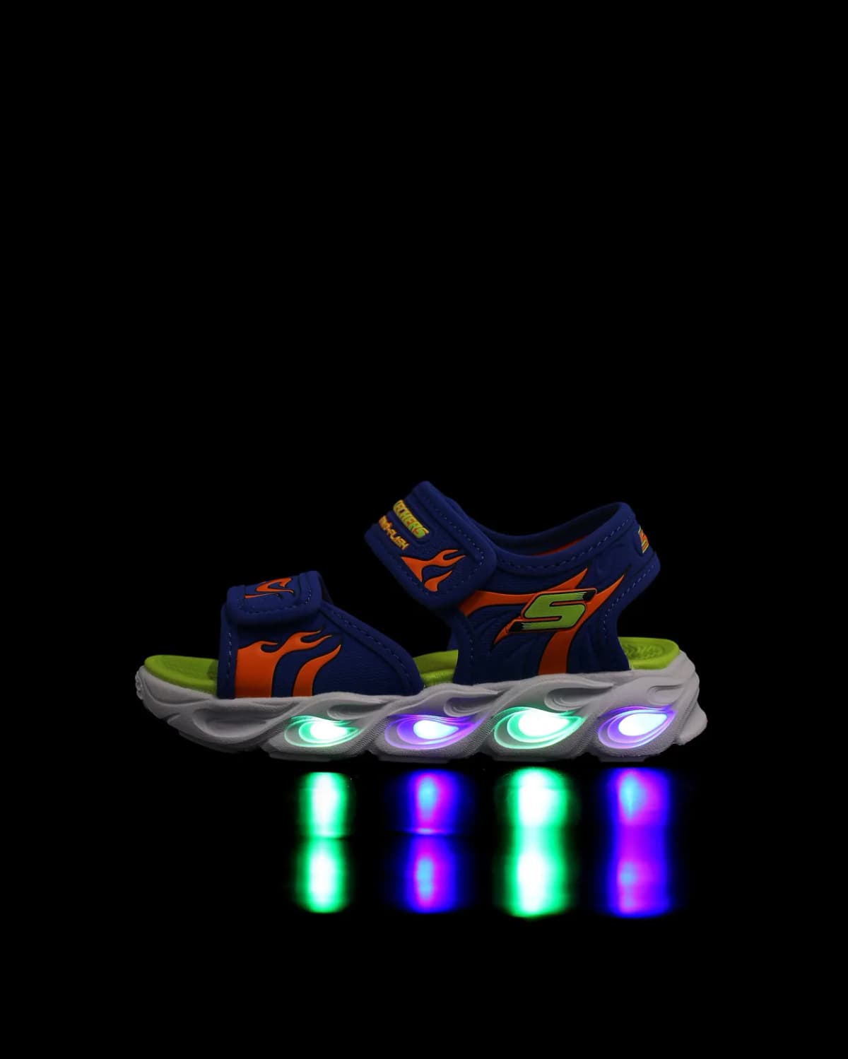 Skechers Thermo-splash - Heat Tide Küçük Erkek Çocuk Mavi Işıklı Sandalet · 400102N-BLOR (8/8)