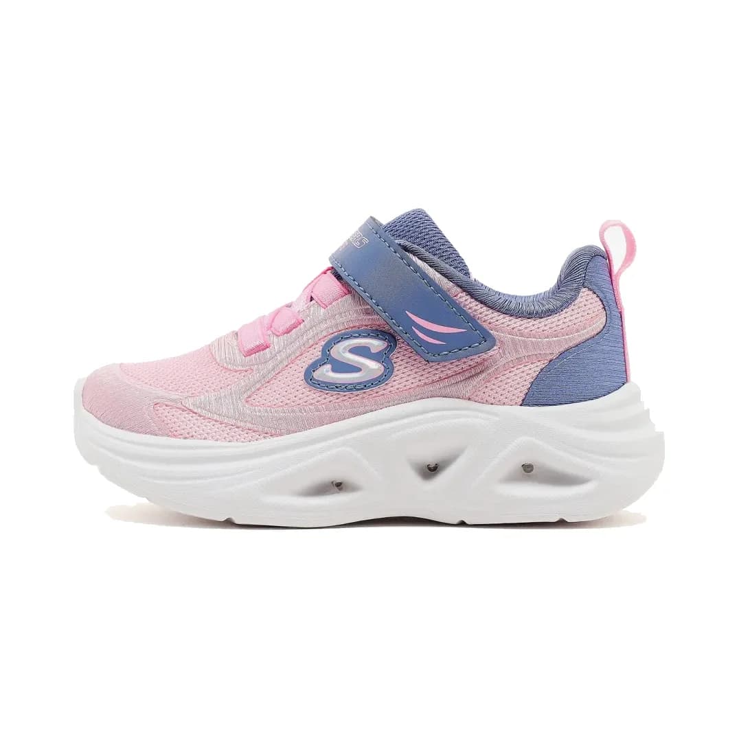 Skechers Sola Glow 2.0 Küçük Kız Çocuk Gri Işıklı Spor Ayakkabı · 303729N-GYPK (2/5)