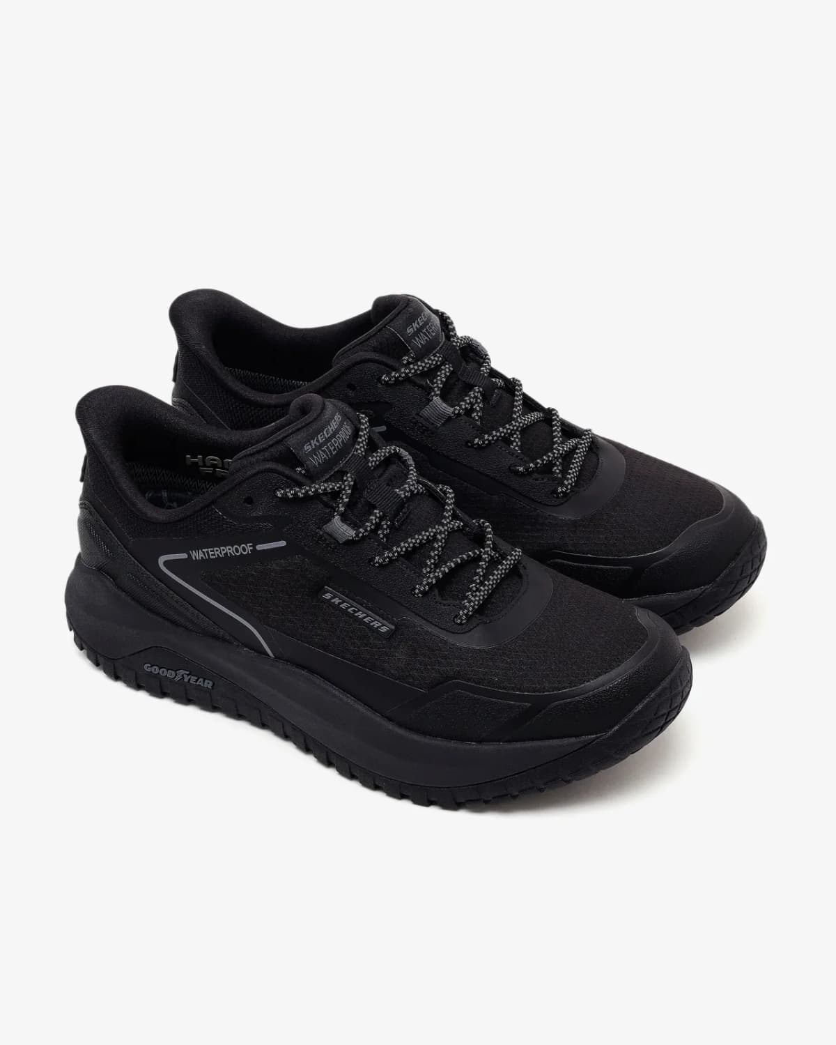 Skechers Badger Erkek Siyah Su Geçirmez Günlük Ayakkabı · 211367-BBK (6/7)