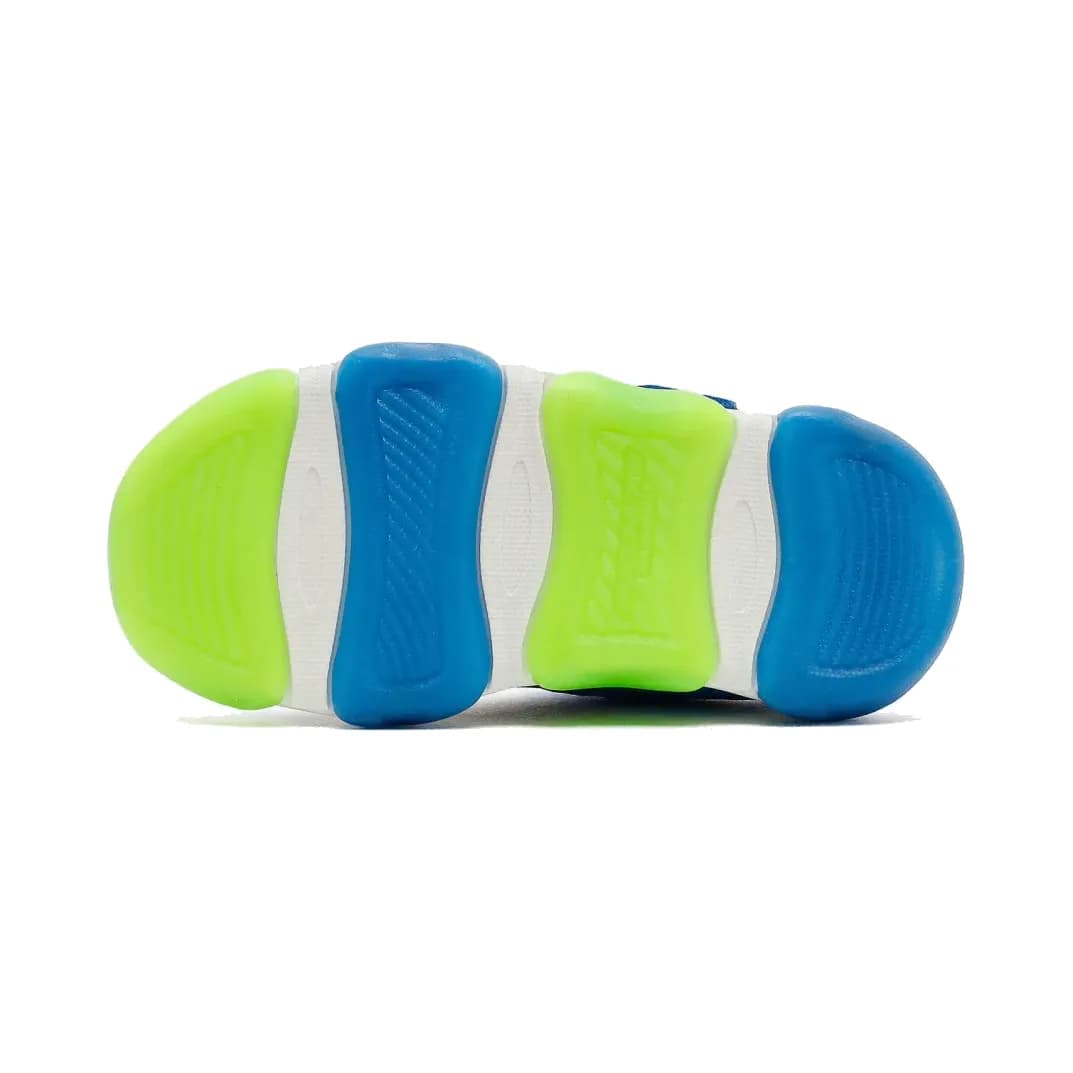Skechers Mighty Glow 2.0 - Dino Bolt Küçük Erkek Çocuk Mavi Işıklı Spor Ayakkabı · 403501N-BLGY (4/6)