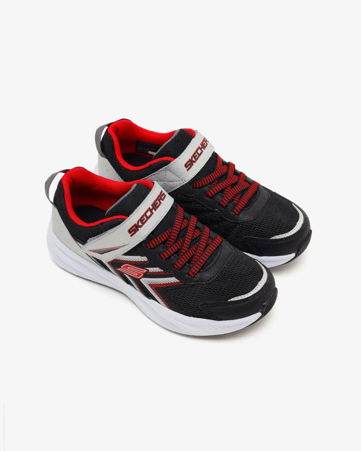 Skechers Microspec Tread Büyük Erkek Çocuk Siyah Spor Ayakkabı · 404115L-BKSR (5/5)