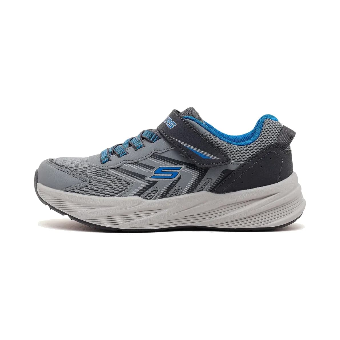 Skechers Microspec Tread Büyük Erkek Çocuk Gri Spor Ayakkabı · 404115L-GYBL (2/5)