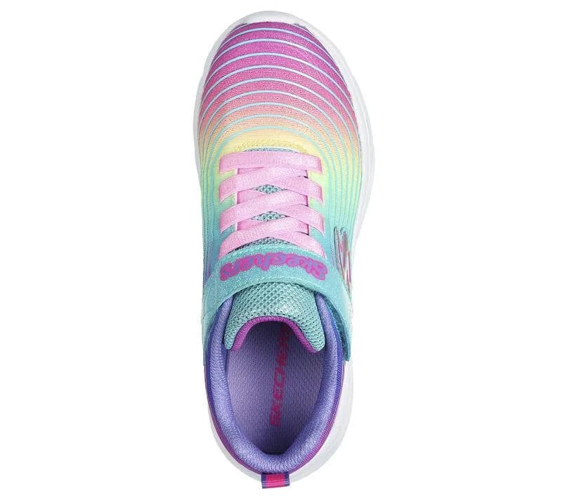 Skechers Power Jams - Pastel Speed Kız Çocuk Spor Ayakkabı — Mavi · 303554L-TQMT (7/8)
