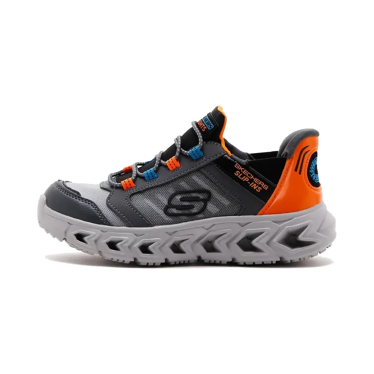Skechers Hypno-Flash 2.0 - Odelux Erkek Çocuk Spor Ayakkabı — Kırmızı · 403843L-CCOR (3/8)