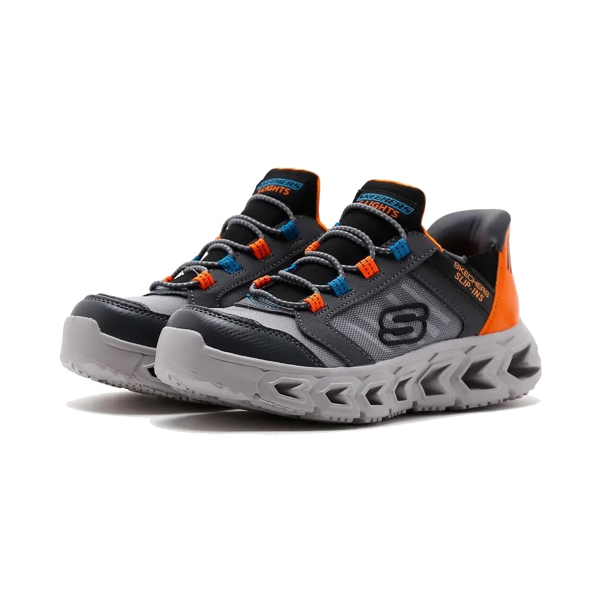Skechers Hypno-Flash 2.0 - Odelux Erkek Çocuk Spor Ayakkabı — Kırmızı · 403843L-CCOR (4/8)