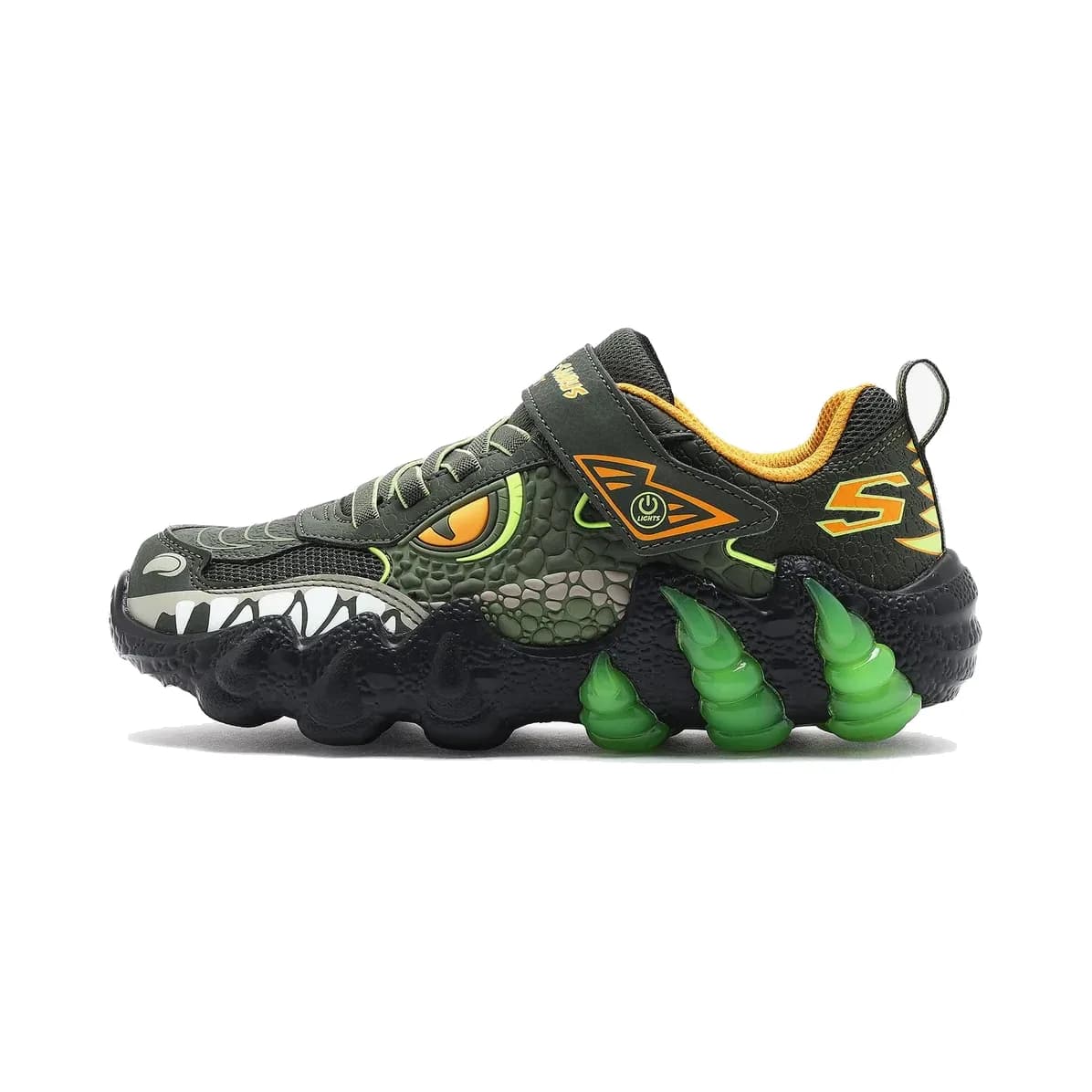 Skechers Skechosaurus Lights 2.0 Erkek Çocuk Spor Ayakkabı — Çok Renkli · 400121L-OLV (2/8)